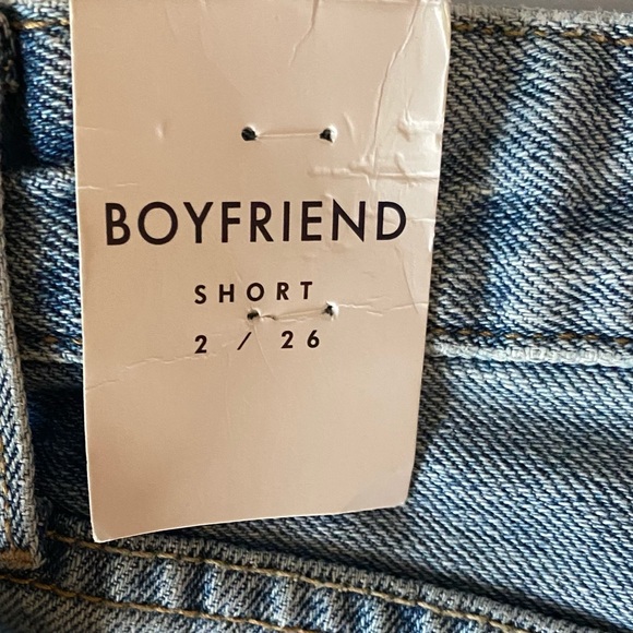 LUCKY BRAND Distressed Boyfriend Fray Denim Short - Picture 3 of 5